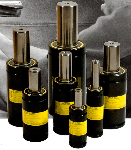 TL750～7500のサイズ：ガススプリング『TLシリーズ』