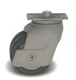 キャスター『プッシュボタンブレーキ』