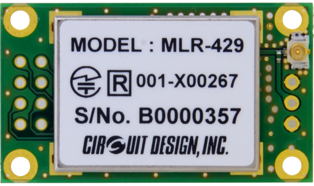 【スマートメータ向け】429MHz帯 LoRa小型無線モジュール