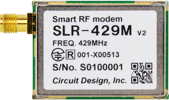 【スマートシティ向】429MHz 超長距離LoRa無線モジュール