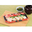 Plastic food container (SF Ketsuha) with a prominent transparency in the lid.