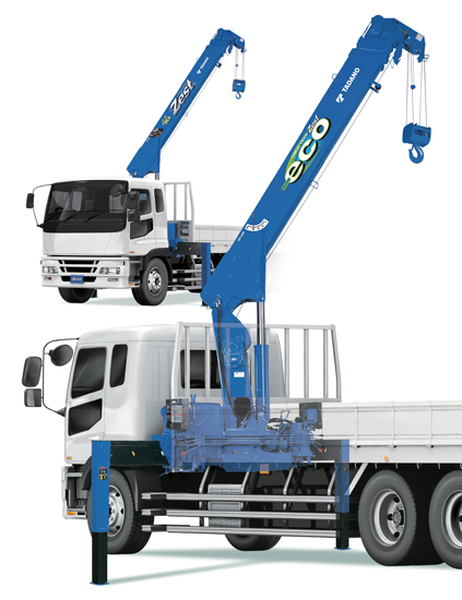超大型トラック架装用クレーン『ZE600/ZE580シリーズ』 協友建機
