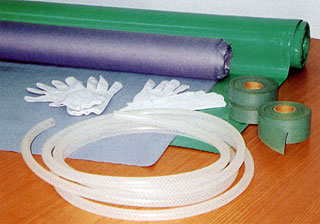 工作例３　エレクトロメッシュ工法は印刷機の静電気防除に有効