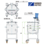MU-DTPJ-N Temperature Control Stirring Unit, Pressure-Resistant Jacket, Clamp Type