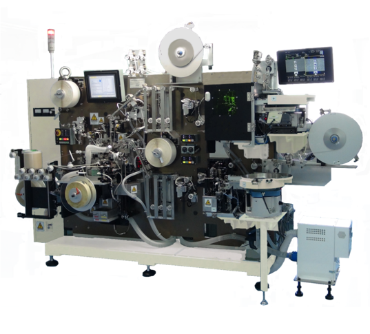 アルミコンデンサ用 加締巻取機 JTM-416LT