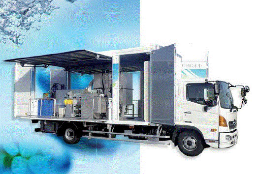 産業機械『移動脱水車』