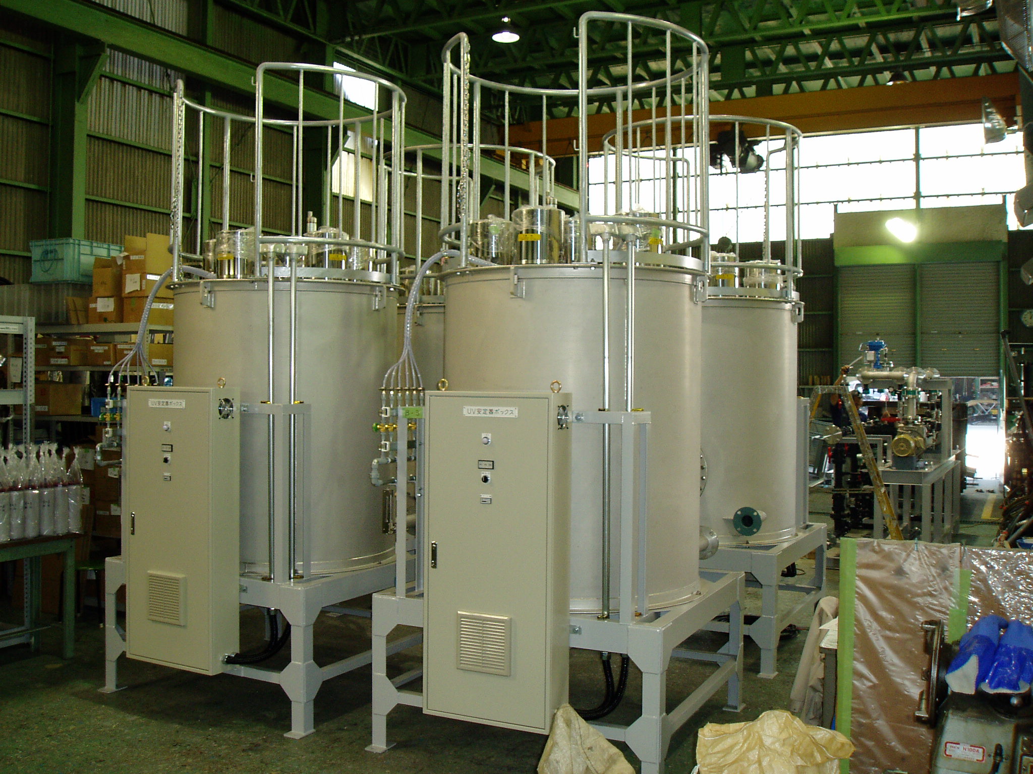 紫外線殺菌装置・流水超殺菌・有機物分解装置