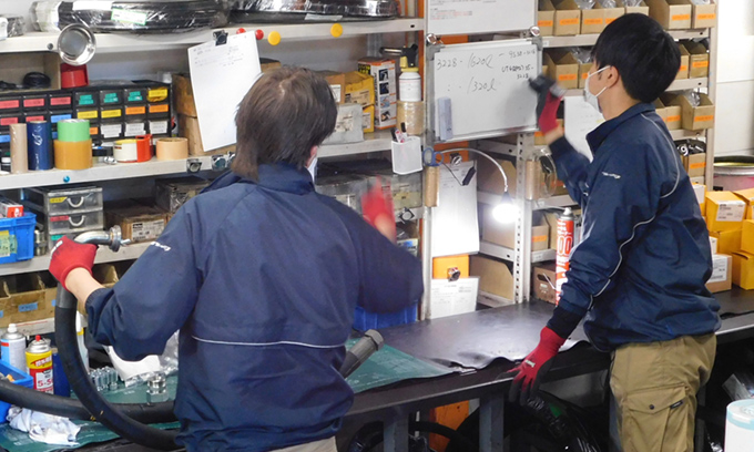 店舗サービス（油圧ホース即時製作／パーカーストア）