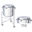 Stainless Steel Hopper-Type Pressure-Resistant Jacketed Container with Legs [HT-TJ-L]