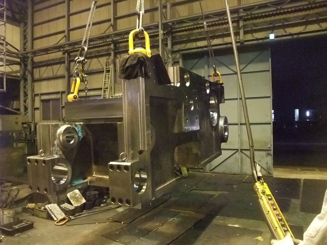 大型加工【加工実績】フォーマーのフレーム加工