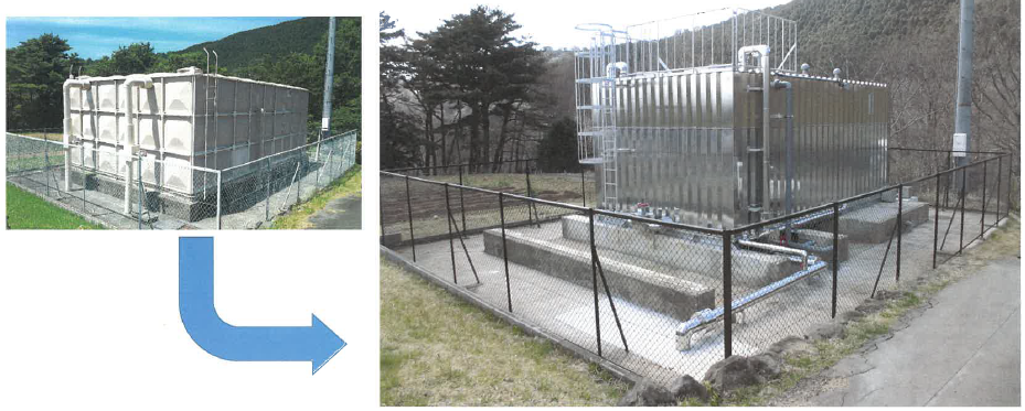 ステンレスパネル施工事例