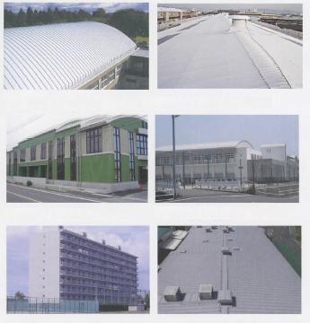 屋根に省エネ塗料　シポフェース