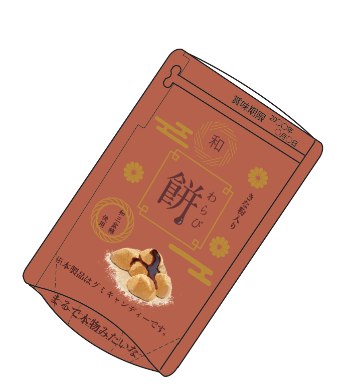 【食品向け】お菓子に好適なポケットジップ