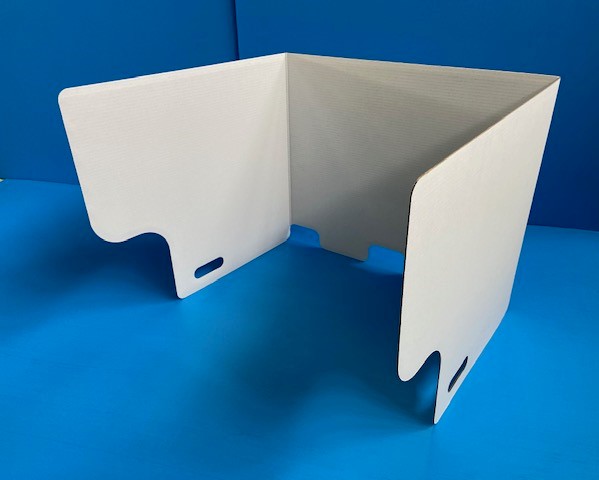 【意匠登録済】段ボール製デスク用パーティション