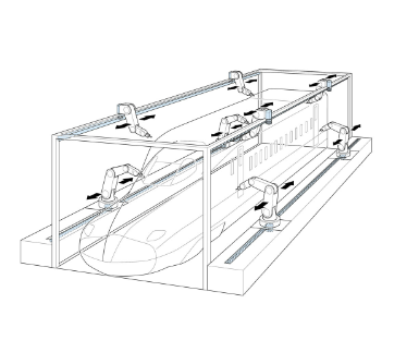 【導入事例】ラックアンドピニオンを使用した大型加工機(鉄道車両)