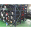 Long item storage rack, manual push-in type