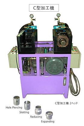 C型パイプ端末加工機『HPT-150C』