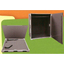Plastic cardboard "Transport hanger case"