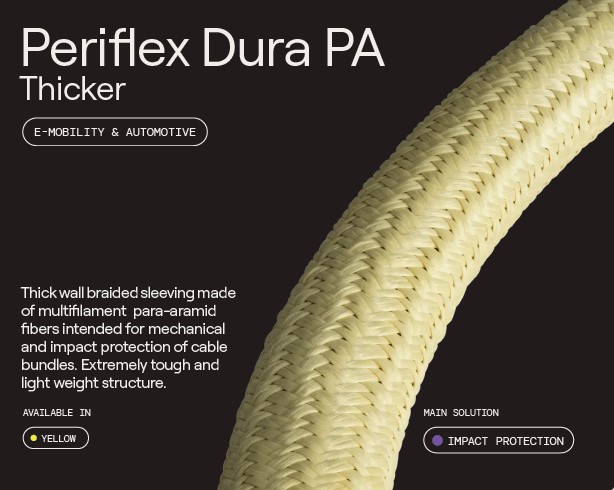 【配線保護】パラアラミド製耐衝撃スリーブ『Dura PA』