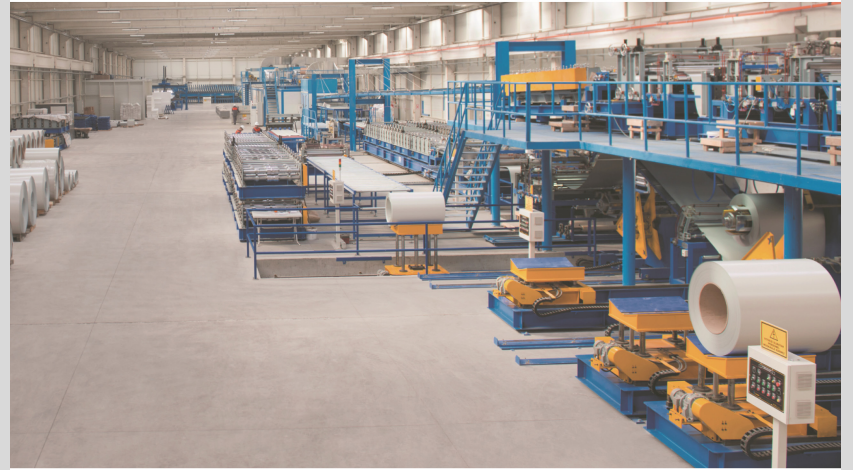 PIRサンドイッチパネル製造設備(連続式)