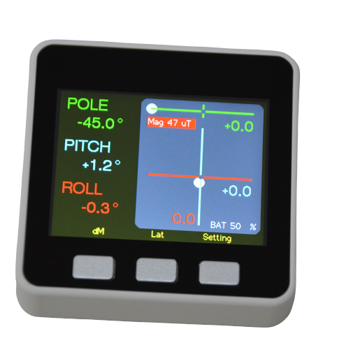 赤道儀用デジタルコンパス POLE FINDER NS-10 カーネル・ハード