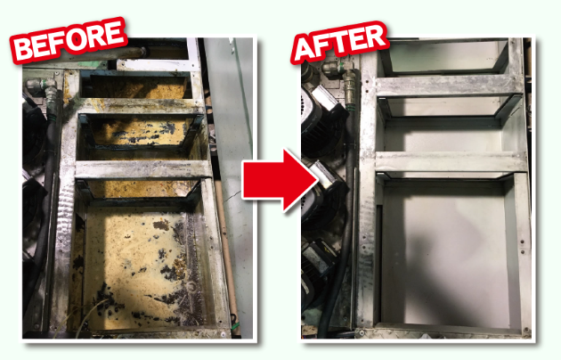 工作機械タンク内　清掃・洗浄サービス