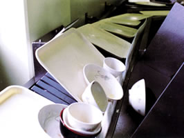 給食設備　コンベアーシステム