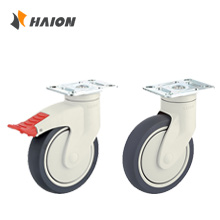 H66単輪・プレート取付【ハイオンキャスター】