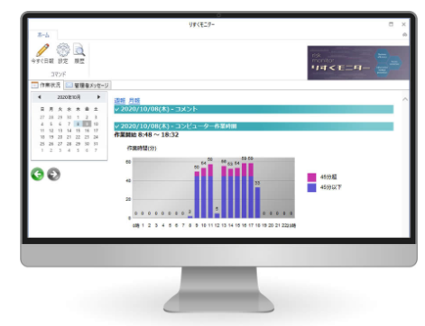 情報セキュリティ対策ソフト『りすくモニター』