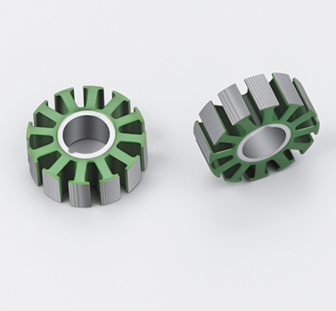 【試作】モーターコアの粉体塗装