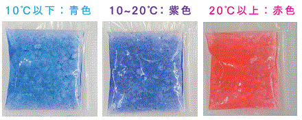温度検知ゲル『サーモトラッカー』