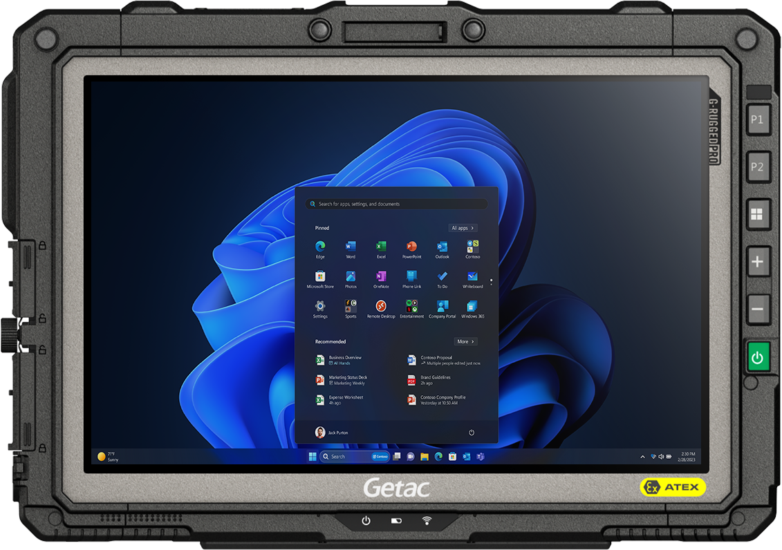 専用部品PC 産業用10.1インチ防爆タブレットPC『UX10-EX』 日本ノヴァシステム