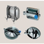 Access tank cover, cover type C, type O, type R.