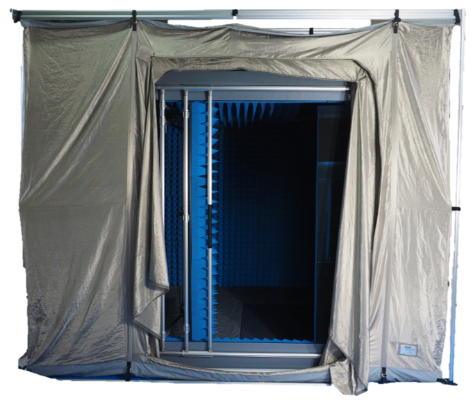 大型簡易組立式電波暗室　RAB-Fシリーズ