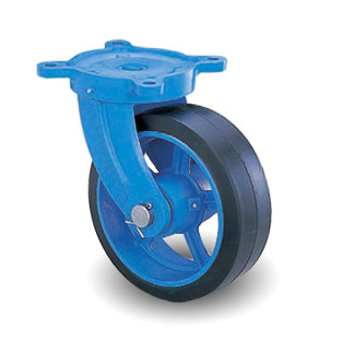 マリーナ用防水型キャスター　自在MG-O金具付　ゴム車輪