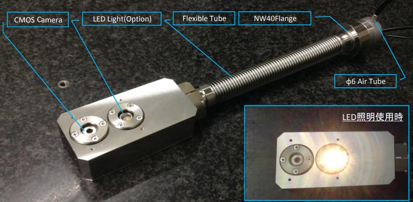 高真空用CMOSカメラ『バキュームアイ』