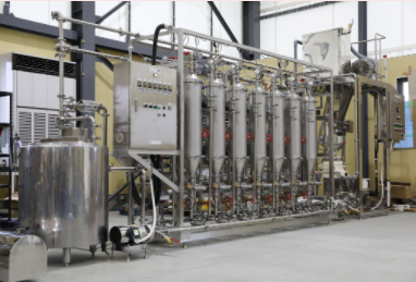 連続式豆乳煮沸装置（プレヒーター）