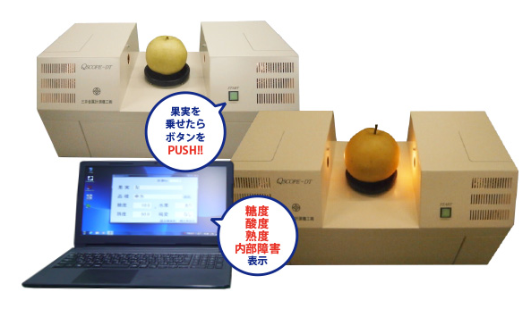 【透過式】卓上型内部品質センサ『QSCOPE-DT』