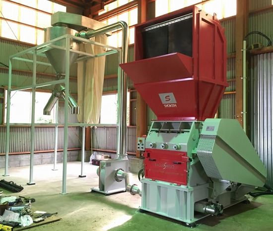 耐重負荷高速一軸粉砕機ES-Hシリーズ