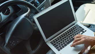 【導入事例】自動車のハンドル回転角を非接触で計測したい