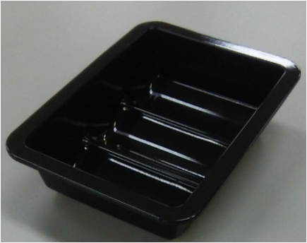 『電子レンジ焼成用シリコーントレイ』樹脂成形、ゴム成形、加飾