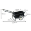Aluminum resin container cart / Model number M100AK-45NA