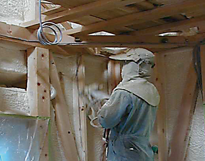 【断熱施工】ウレタン吹付け工法