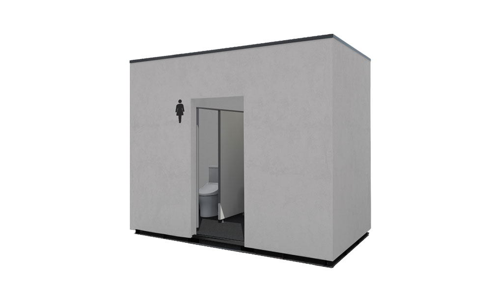 軽量鉄骨ユニットトイレ　Factoryシリーズ”Sai”