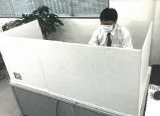 段ボール製間仕切り『Shikiri-Dana デスク用』