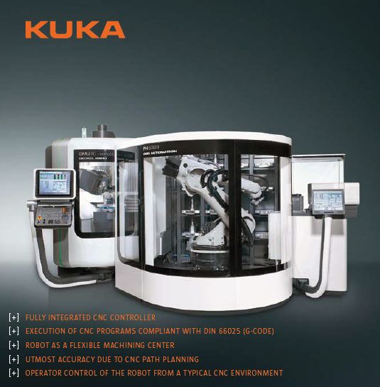 高軌跡精度・高剛性がロボットを工作機械へ！KUKA.CNC