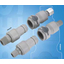 Large non-spill fittings (joints, connectors, couplings)