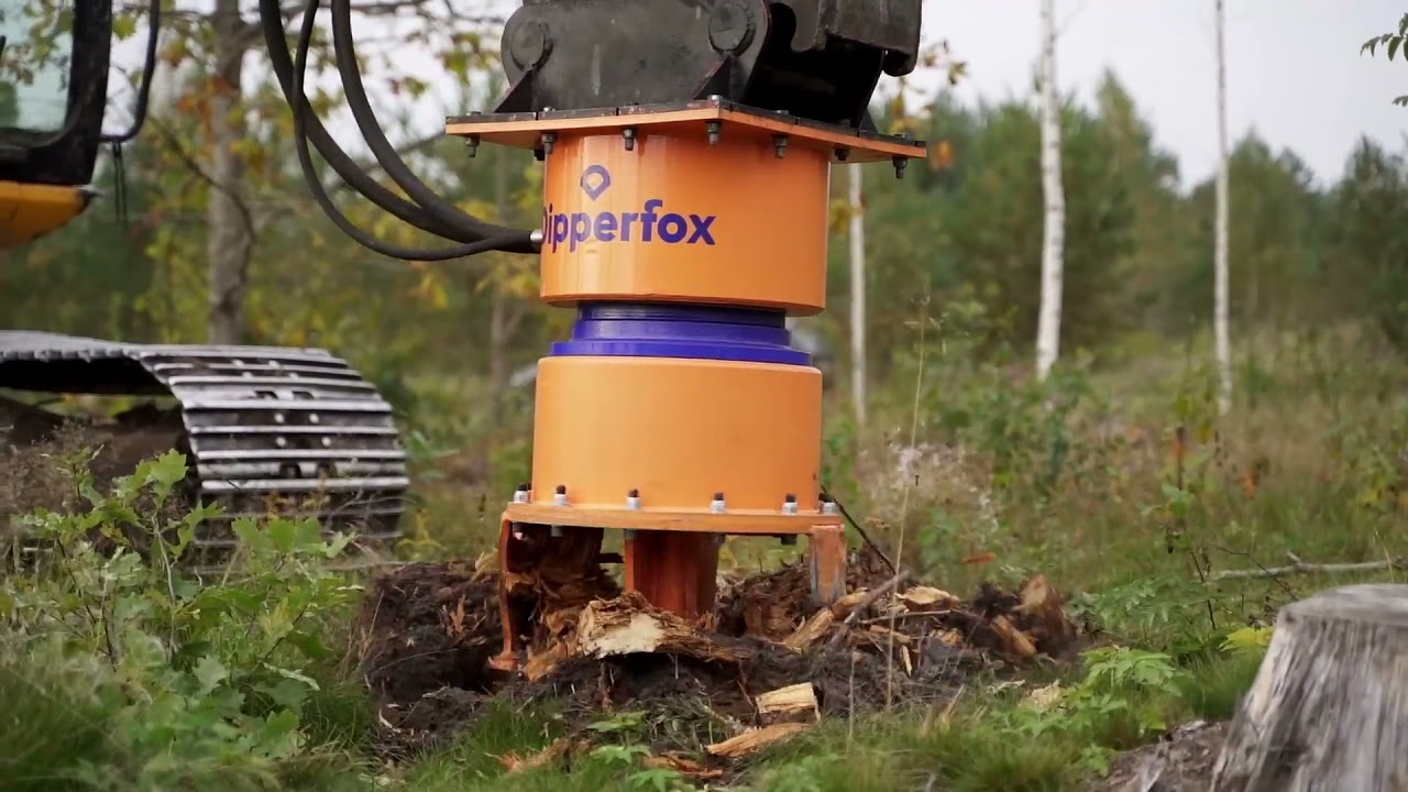 Dipper Fox「切り株クラッシャー」パンフレット 建機ワールド