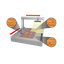 A system for automatic inspection of the surfaces of large components such as wooden doors and wall materials.