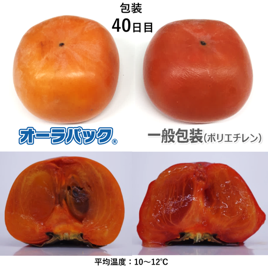 柿用の高鮮度保持フィルム『オーラパック』